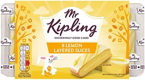 Mr Kipling Lemon Layered Slices x8 264g