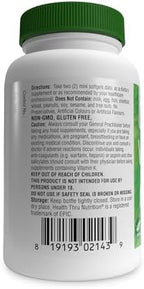 Health Thru Nutrition Vitamin K2 (MK-7) 100mcg – 120 Softgels | Menaquinone-7 | Highly Bioavailable K2 Supplement | Non-GMO, Soy-Free, Gluten-Free