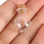 Alipis Mini Glass Wishing Bottles with Cork Stoppers 30pcs Small Glass Jars for DIY Crafts Wedding Decorations Home Décor Accents