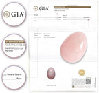 Sacred Weapon GIA Certified Rose Quartz Kegel Egg — Pelvic Floor Exerciser for Women | Menopause, Postpartum & Prolapse Support | Natural Crystal Yoni Egg with String & Guide