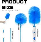 Electric Duster Brush-180°Electric Duster Multi-Function Automatic Electrostatic Adsorption Brush Cleaning Tool for Furniture, Window and Bookshelf