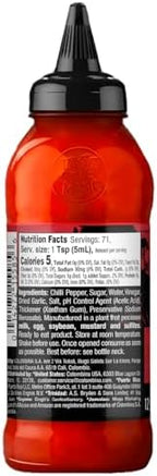Amazon Sriracha Hot Sauce, Medium Spice, 12 oz (1 Pack)