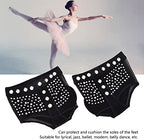 Joyzan Dance Paws Pad, Half Sole Shoes Ballet Lyrical Bare Foot Undies Thongs Protection Fitness Yoga Wear Bare Toe Belly Contemporary Professional Socks Protector Cushion Kids Women Girls Men 1 Pair