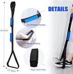 42 Inch Leg Lifter,Leg Lifter After Hip Replacement with Large Foot Loop,Mobility Aid for Disables and Elderly,Leg Lifter Strap for Knee Replacement Recovery Aids(Black)
