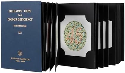 Ishihara Test Book for Colour Deficiency – 38 Plates