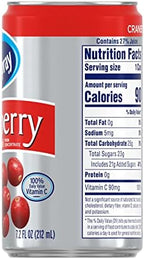 Ocean Spray Cranberry Juice Cocktail, 7.2 oz Cans (Pack of 24)