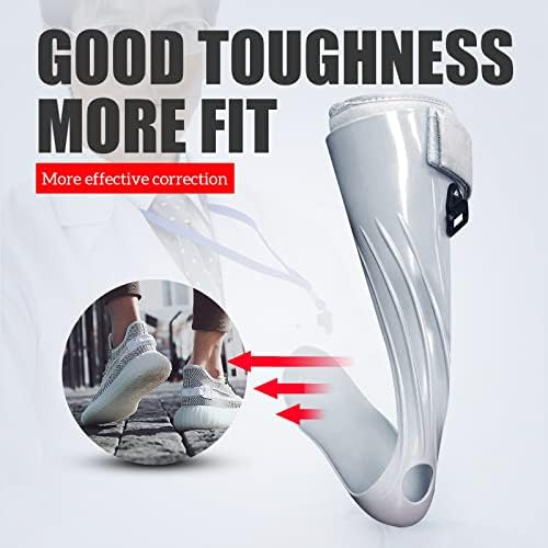 AFO Foot Drop Brace Splint Ankle Foot Orthosis Walking with Shoes or Sleeping for Stroke Hemiplegia (Small-Right)