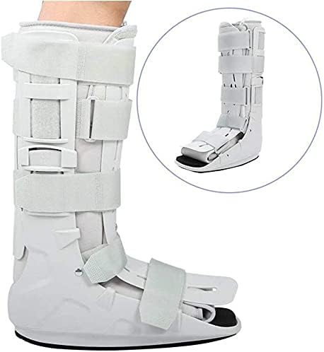 Foot Stabilizer Boot, Pneumatic Walking Boot, Ankle Strap Support Foot Orthosis Plantar Splint Brace, Stabiliser & Protector for Fractures, Sprains & Post Surgery Recovery (Size : X)