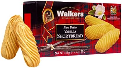 Walkers Shortbread Vanilla, 5.3 Ounce Box
