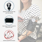 HCS Extra Large Blood Pressure Cuff, Manual - Adult BP Cuffs - XL Manual Blood Pressure Cuff Arm Monitor - Aneroid Sphygmomanometer - Medical Grade, Home Use, Elderly Care - w/Carrying Case
