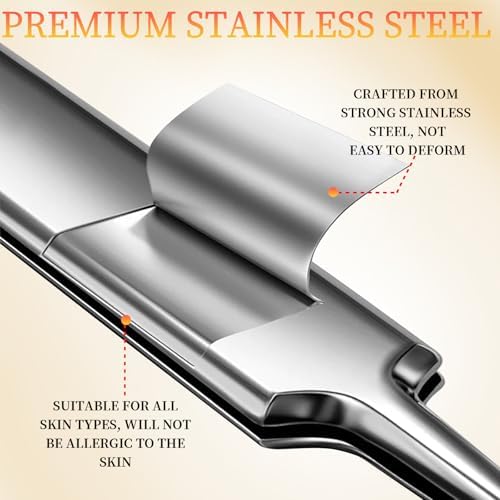 Teenitor 4 Pcs Professional Blackhead Tweezers and Pimple Popper Tool Kit, Stainless Steel Cell Tweezers for Blackhead, Pimple, Whitehead, Ance