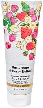 Bath and Body Buttercups & Berry Bellini Ultimate Hydration Body Cream | 8 Oz