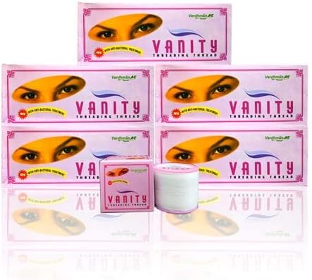 Vanity Eyebrow Threading Thread -Pack of 5 boxes (10 Spools each)