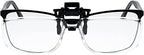Clear Magnifying Clip On Flip Up Reading Glasses, 1.00 to 2.50 Diopter