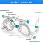 Adjustable Trial Frame Optical Trial Lens Frame 48-80mm Titanium Optic Trial Eye Optometry Lens Frame Test Optician,for Vision Health Centers,Optometry Training Centers,Ophthalmology Hospitals
