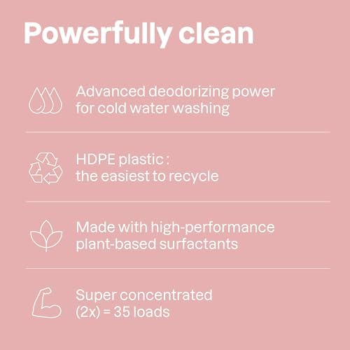 ATTITUDE Baby Fabric Softener, Plant and Mineral-Based Ingredients, HE Compatible, Vegan and Cruelty-free Laundry and Household Products, Sweet Lullaby, 40 Loads, 33.8 Fl Oz