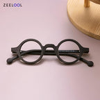Zeelool Readers Retro Blue Light Blocking Reading Glasses for Men Women, Vintage Small Round Eyeglasses Anti UV Arale