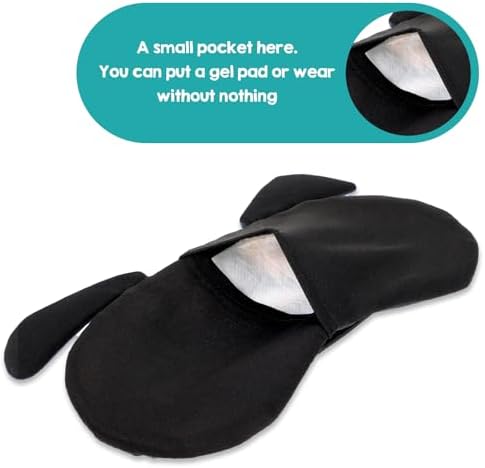 4 Pcs Funny Sleep Mask Cute Animal Blindfolds Cat Dog Sleeping Eye Cover Soft Travel Nap Blindfolds with Adjustable Strap for Men Women Party Game Plane Works Night Sleeping