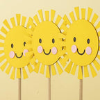 Confetti! 12 PCS You Are My Sunshine Cupcake Toppers, You Are My Sunshine Theme, Sunshine Birthday Decor, First Birthday, Cupcake Toppers, Sun Theme