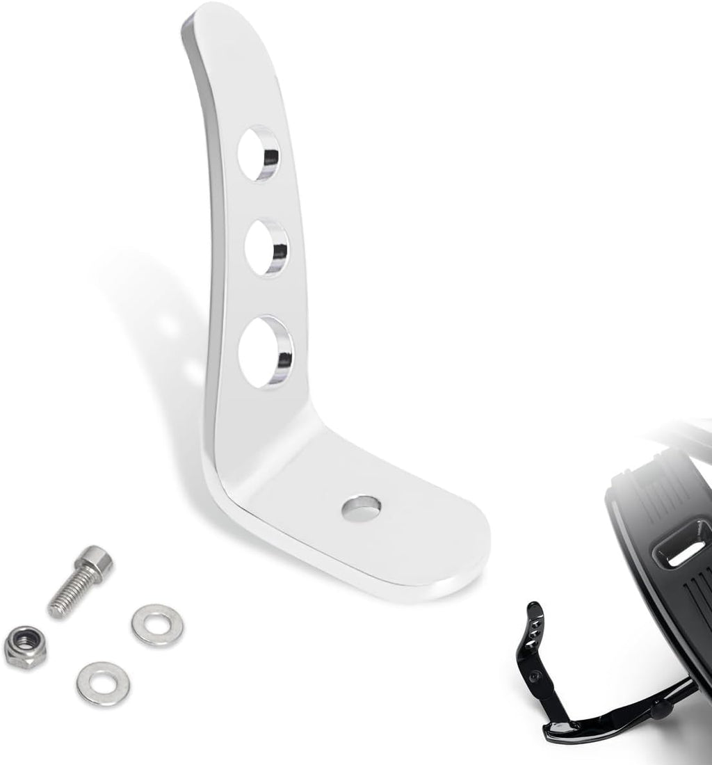 FOVPLUE For Jiffy Stand Extension,Kickstand Extension for Harley Touring models 1991-2025, for CVO Electra Glide Road Glide Road King Street Glide Revival FLH Ultra Limited Ultra Classic,Chrome