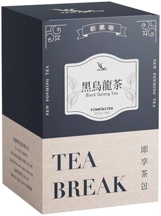 FONMING Tea - Pure Oolong Tea Bags – Semi-Fermented, Lightly Caffeinated – Hot or Cold Brew – Healthy & Slimming – Individually Wrapped Sachets