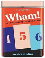 Galison Wham! Card Game – Fun Card Game for Kids, Easy to Play Family Game for 2+ Players, for Ages 6+ – Convenient Storage Tin and Instructions Included, Great Learning Activity for Kids