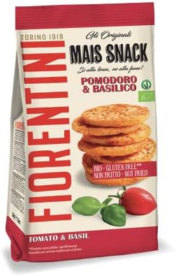 Fiorentini Bio Mini Cakes Corn On Tomato and Basil Gluten Free 50g