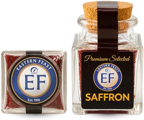 Eastern Feast - Spanish Saffron Filaments (2 Grams), Product of Spain, Premium Quality