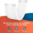 Inspire Incontinence Booster Pads Super Absorbent Absorbs Over 5 Cups | Liner Women and Men | Inserts for Adult Diapers Overnight 22 Count