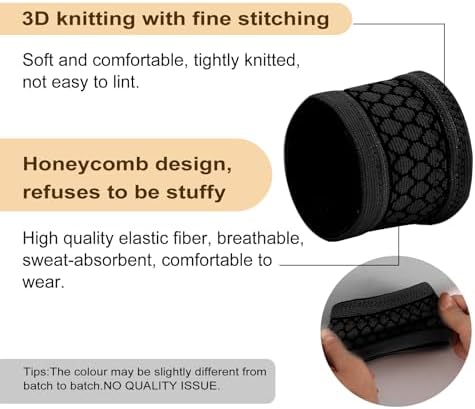 Diabetic Arm Band for CGM Sensor Protective Dia Band suits Freestyle Libre Medtronic Dexcom Sensor Cover for Medical Device BLACK (M)