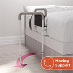 Healthcraft Smart-Rail Pivoting Bed Rail, Dual Position Bedside Grab Bar for Seniors, Adjustable Bed Rail for Elderly, Mobility Aid & Fall Prevention for Adults, Certified ASTM Safety Compliance