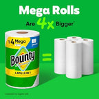 Bounty Select-A-Size Paper Towels, White, 2 Mega Rolls = 8 Regular Rolls