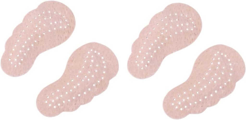FRCOLOR 4pairs Foot Insole for Women Flat Feet Insoles Cushioned Toe Pads Half Pad Washable Reusable