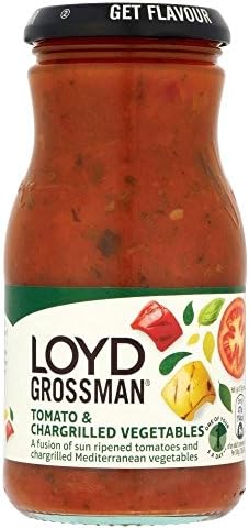 Loyd Grossman Pasta Sauce - Tomato & Chargrilled Vegetables (350g) - Pack of 2