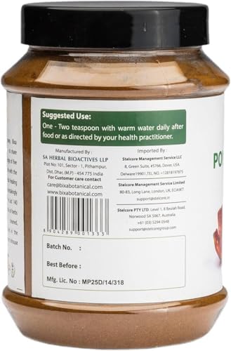 bixa BOTANICAL Pomegranate Peel Powder | Herbal Tea, Skincare & DIY Beauty | Punica Granatum, Ayurvedic Herbal Supplement | Gluten Free, Non-GMO, Steam Treated, Vegan, 100% Pure | 1 lb / 16oz