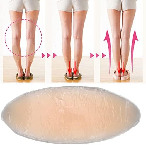 Calf Pads, 2pcs 180g Self Adhesive Soft Silicone Calf Corrector Skin Friendly Lifelike Reused Onlays Women Leg Gel Corrector for Crooked or Thin Skinny Legs