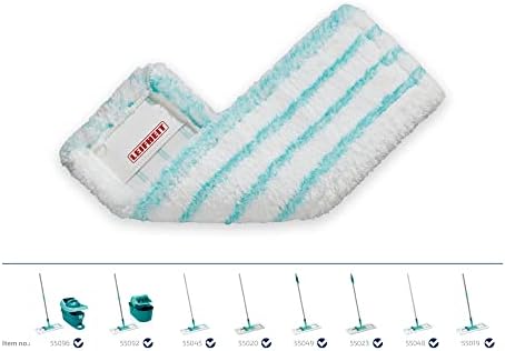 Leifheit Profi XL Mop Replacement Wiper Cover Micro Duo, Micro Fibre Mix for Effective Cleaning Across All Floor Types, Fits All Profi Mops, 42 cm Width