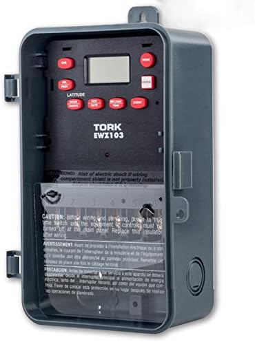 EWZ Series Multipurpose Control Astronomic 7 Day Time Switch, 120-277 VAC Input Supply, 1 Channel, DPST Output Dry Contact
