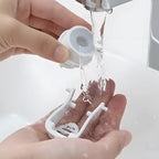 Light Luxury Toothpaste Squeezer, 2024 Translucent Toothpaste Dispenser - Automatic Toothpaste Tube Squeezer, Wall Mount, Non-Punching for a Modern and Organized Space (Blue)