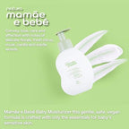 natura - Mamãe e Bebê Baby Fast Absorbing Moisturizer - 100% Vegan - Vegetable Oil & Cupuaçu Butter - 98.8% Natural Origin - All Skin Types - Cruelty Free - Baby Essentials - 6.7 fl oz (200ml)