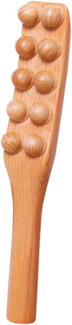 Wooden Massage Stick Trigger Point Tool Body Massager Hammer Gua Sha Tool Handheld Back Leg Massager