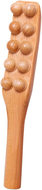 Wooden Massage Stick Trigger Point Tool Body Massager Hammer Gua Sha Tool Handheld Back Leg Massager