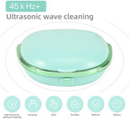 MV5 Contact Lens Cleaner Machine, Portable Ultrasonic Contact Lens Cleaner with USB Charger, Fit Disposal Soft Lens, Colored Contact Lens, RGP Lens and OK Lens (Pink)