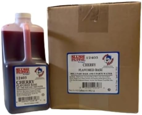 Slush Puppie Cherry Flavored Base 6 - .5 Gallons…