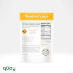 Quay Naturals Organic Tapioca Starch Flour 1.5 lb - Gluten Free, Non-GMO - 100% Yuca Root - Thickening Agent for Sauces & Gravies - Organic Tapioca Flour