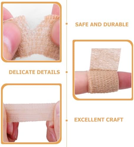 Elastic Self-Adhesive Sports Finger Wrap Bandage, Adjustable Tension, Waterproof and Sweat-Resistant, 4.5m Black Breathable Protection for Golf and Athletic Injury Support