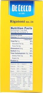 De Cecco Pasta, Rigatoni, 16 Ounce (Pack of 5) by De Cecco