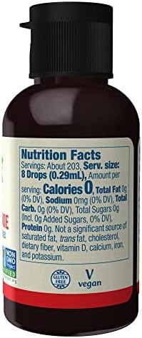 NOW Foods BetterStevia Peppermint Cookie Zero-Calorie Liquid Sweetener, Keto Friendly, Suitable for Diabetics, No Erythritol, 2-Ounce