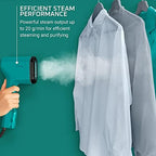 Rowenta PurePop Handheld Steamer for Clothes 1.5 Lbs 15 Second Heatup,2.3 Oz Capacity 1150 Watts Portable,Ironing,Fabric Steamer,Garment Vacation Essentials,Travel Must Have Green DR2024 DR2024U1
