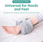 Ankle Elevation Pillow - Leg Elevation Pillows for Swelling, Adjustable Ankle Protector After Surgery, Donuts to Relieve Pressures Sores Ulcer, Bedridden Care